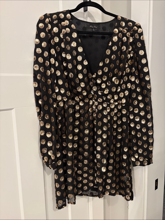 Nasty Gal Dresses & Skirts - Nasty Gal Black Long Sleeve Sequin Mini Dress